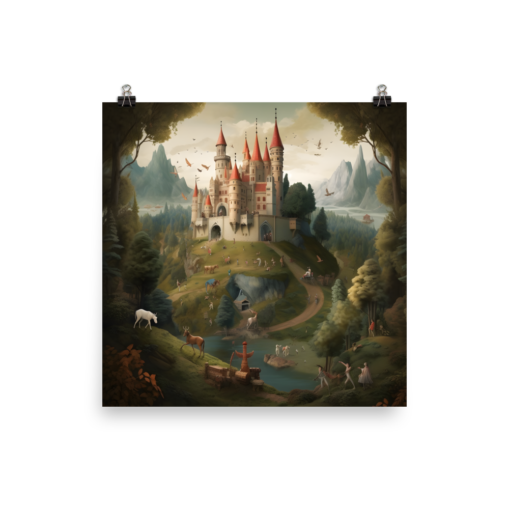 Dreamy Fairyland: Castle and Forest Friends