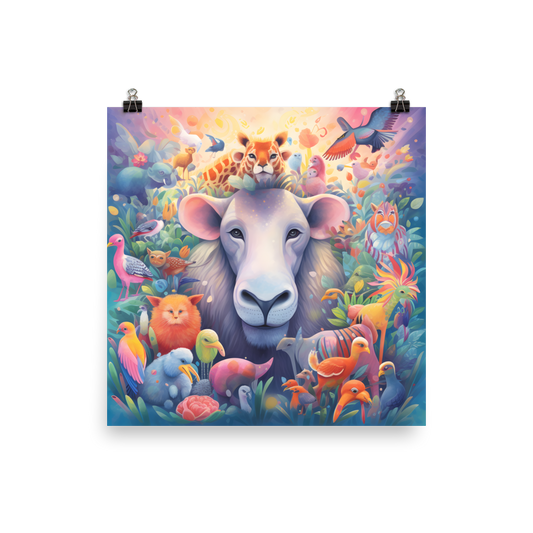 Nature's Symphony: Vibrant Animal-Themed Art