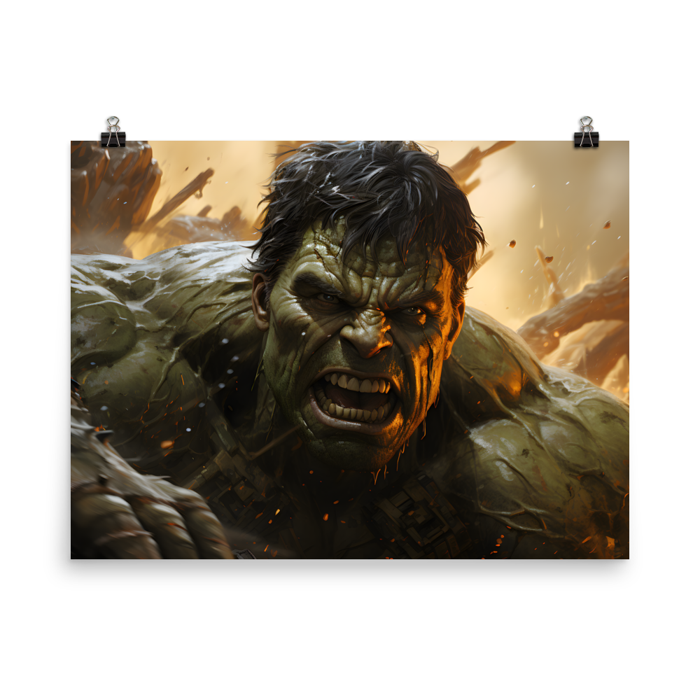 The Hulk Unleashed: Dynamic Green Goliath