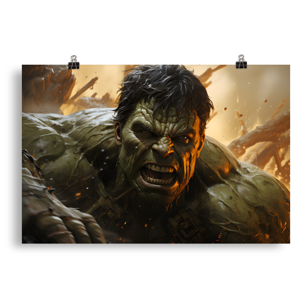 The Hulk Unleashed: Dynamic Green Goliath