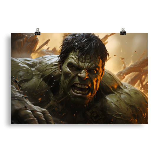 The Hulk Unleashed: Dynamic Green Goliath