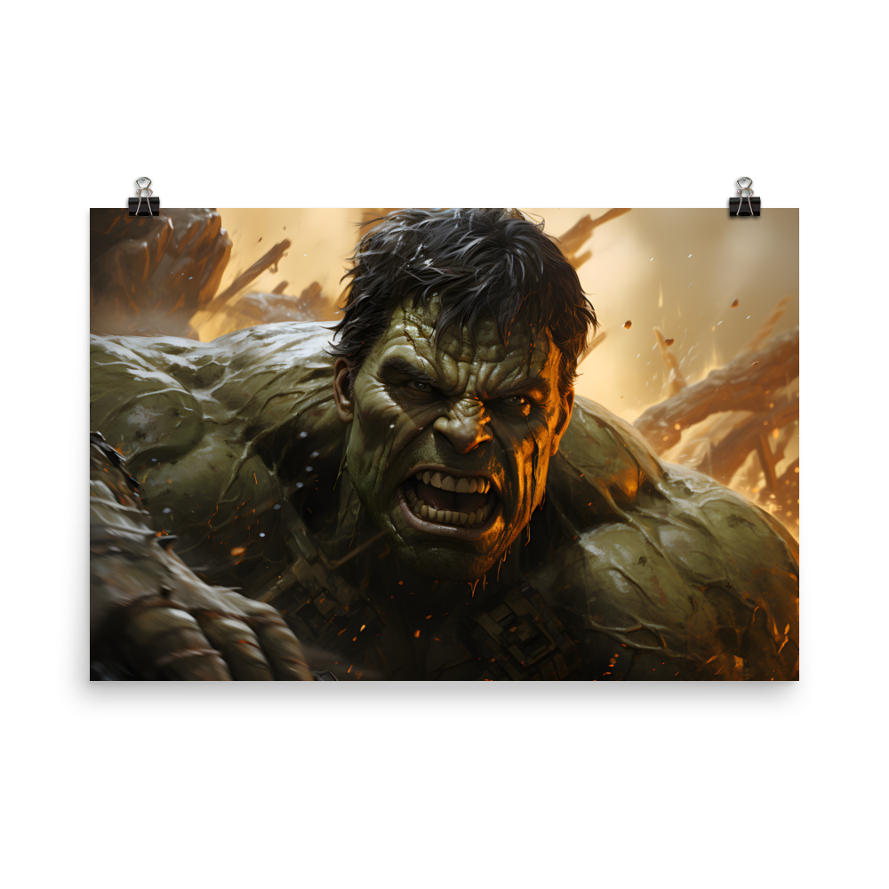 The Hulk Unleashed: Dynamic Green Goliath