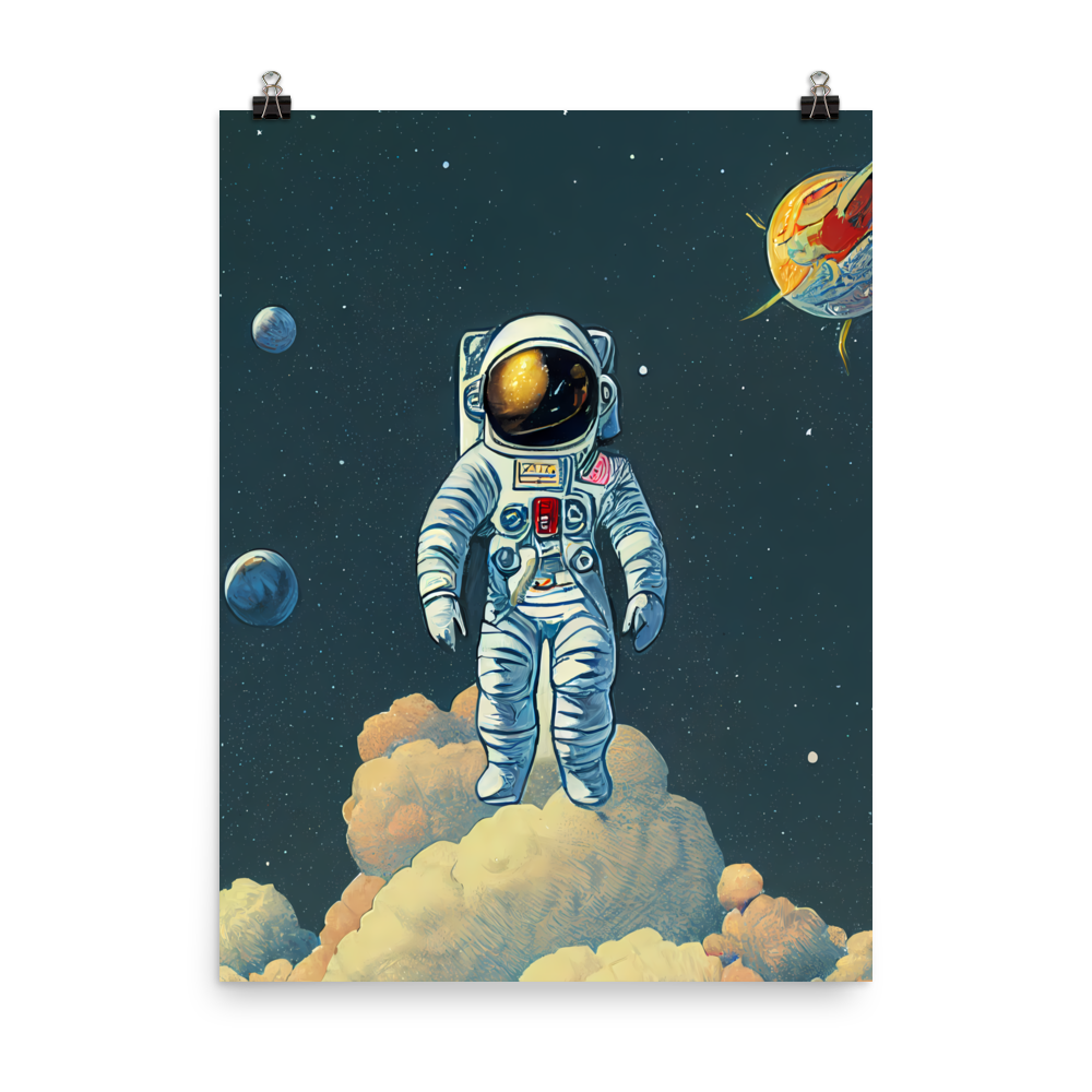 Beyond the Stars: Spaceman Art Piece