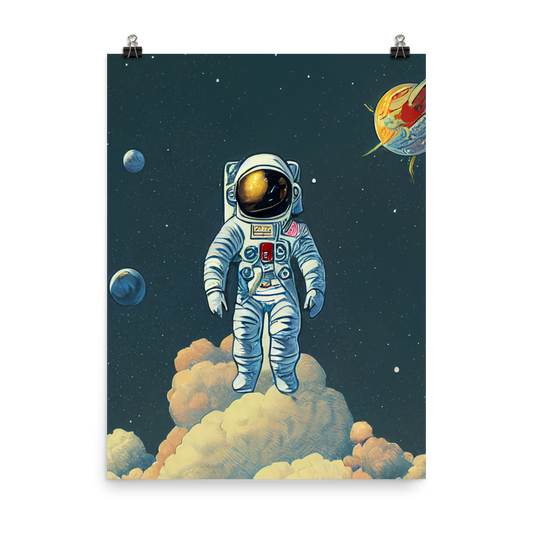 Beyond the Stars: Spaceman Art Piece