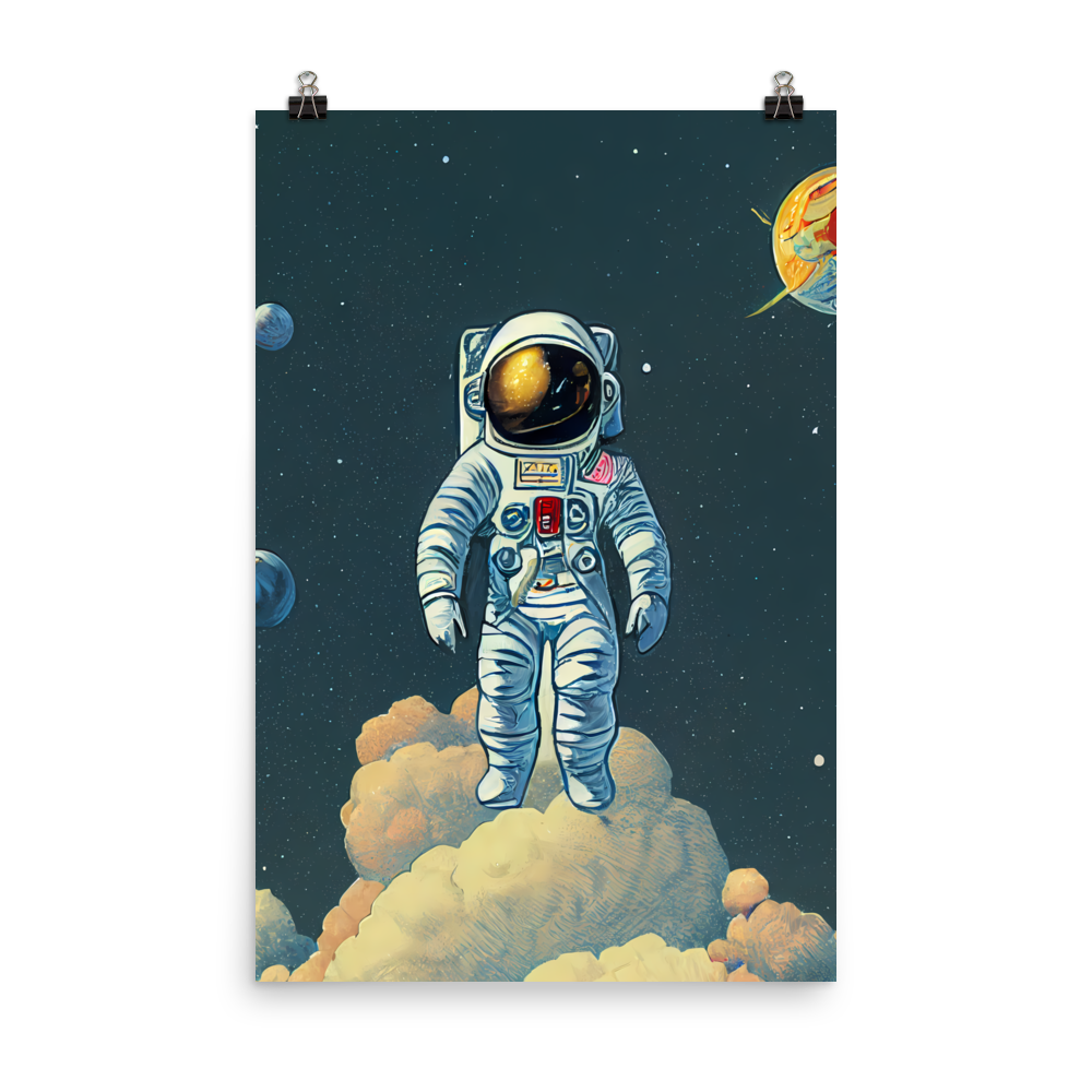 Beyond the Stars: Spaceman Art Piece